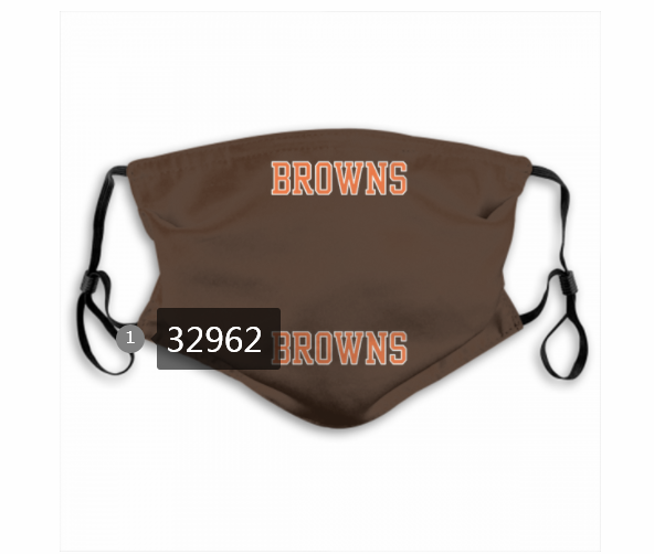 New 2021 NFL Cleveland Browns 144 Dust mask with filter